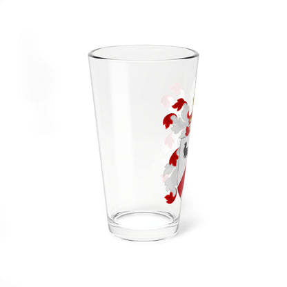 Coat of Arms of William Brenton (United States) (Coat of Arms) Pint Glass 16oz