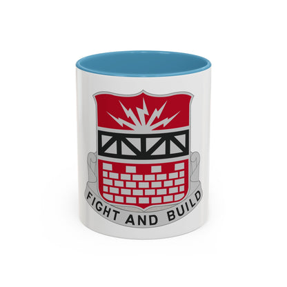 216 Engineer Battalion (U.S. Army) Accent Coffee Mug