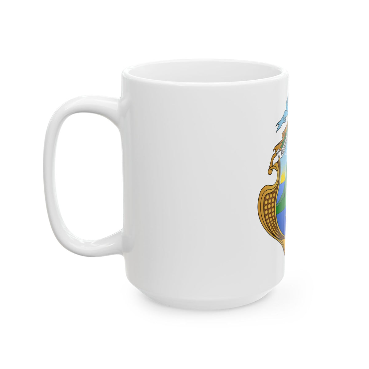 Coat of arms of Costa Rica (1906-1964) - White Coffee Mug