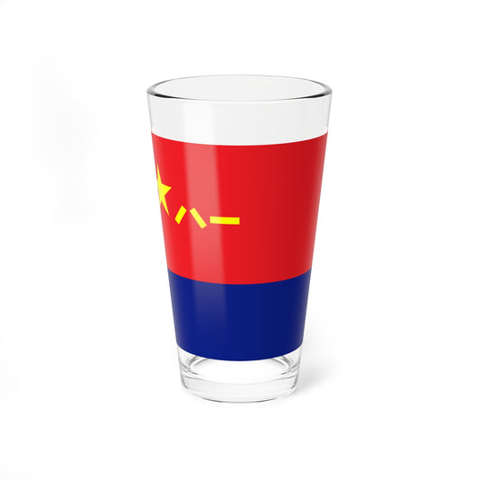 Flag of the Peoples Police of the Peoples Republic of China Military Style (China) Pint Glass 16oz