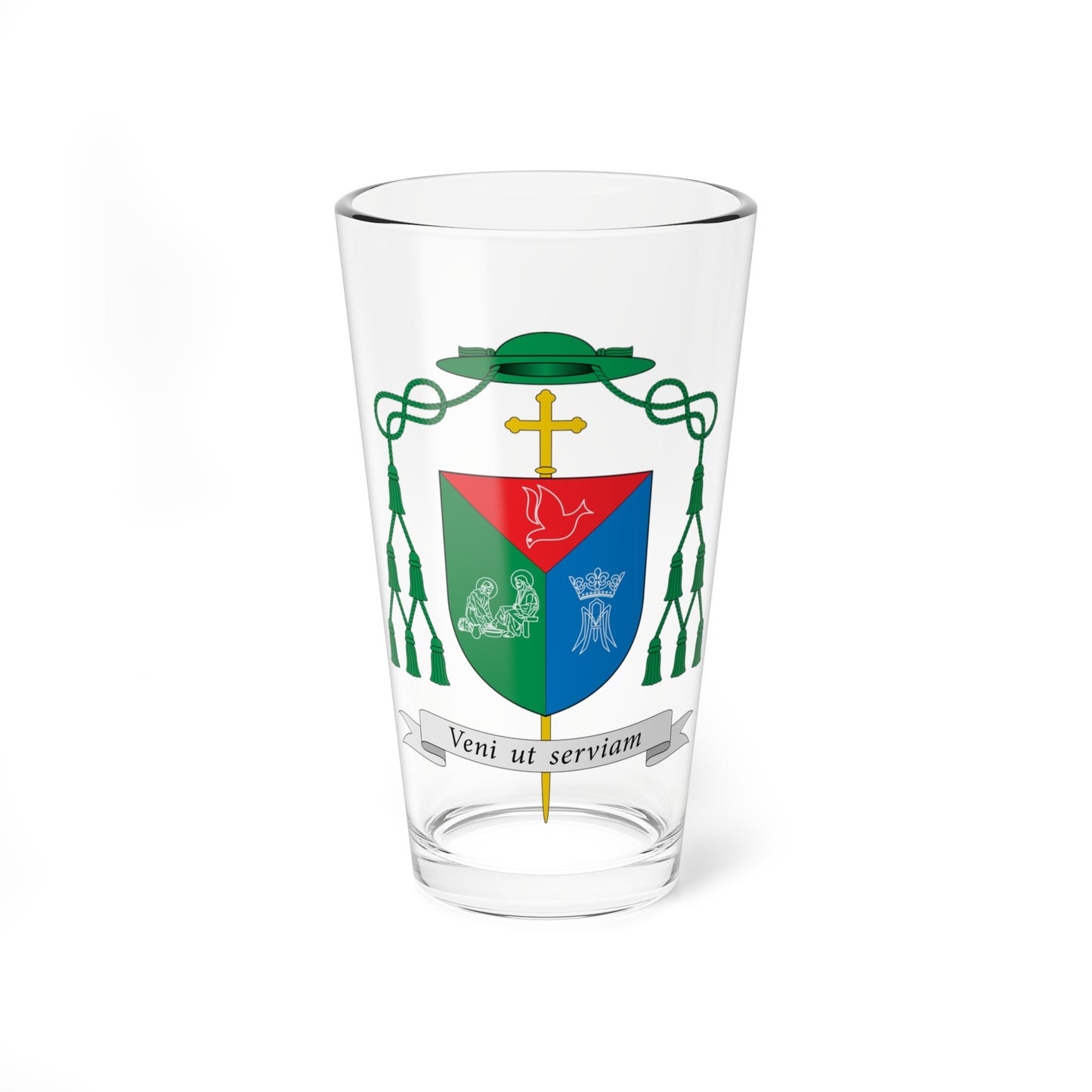 Escudo de Francisco Cota de Oliveira (Spain) (Coat of Arms) Pint Glass 16oz