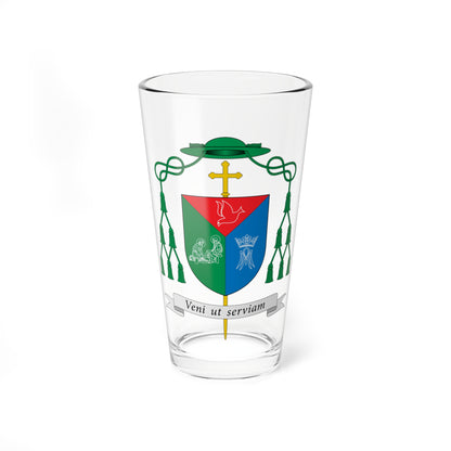 Escudo de Francisco Cota de Oliveira (Spain) (Coat of Arms) Pint Glass 16oz