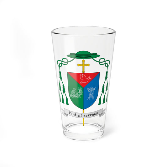 Escudo de Francisco Cota de Oliveira (Spain) (Coat of Arms) Pint Glass 16oz