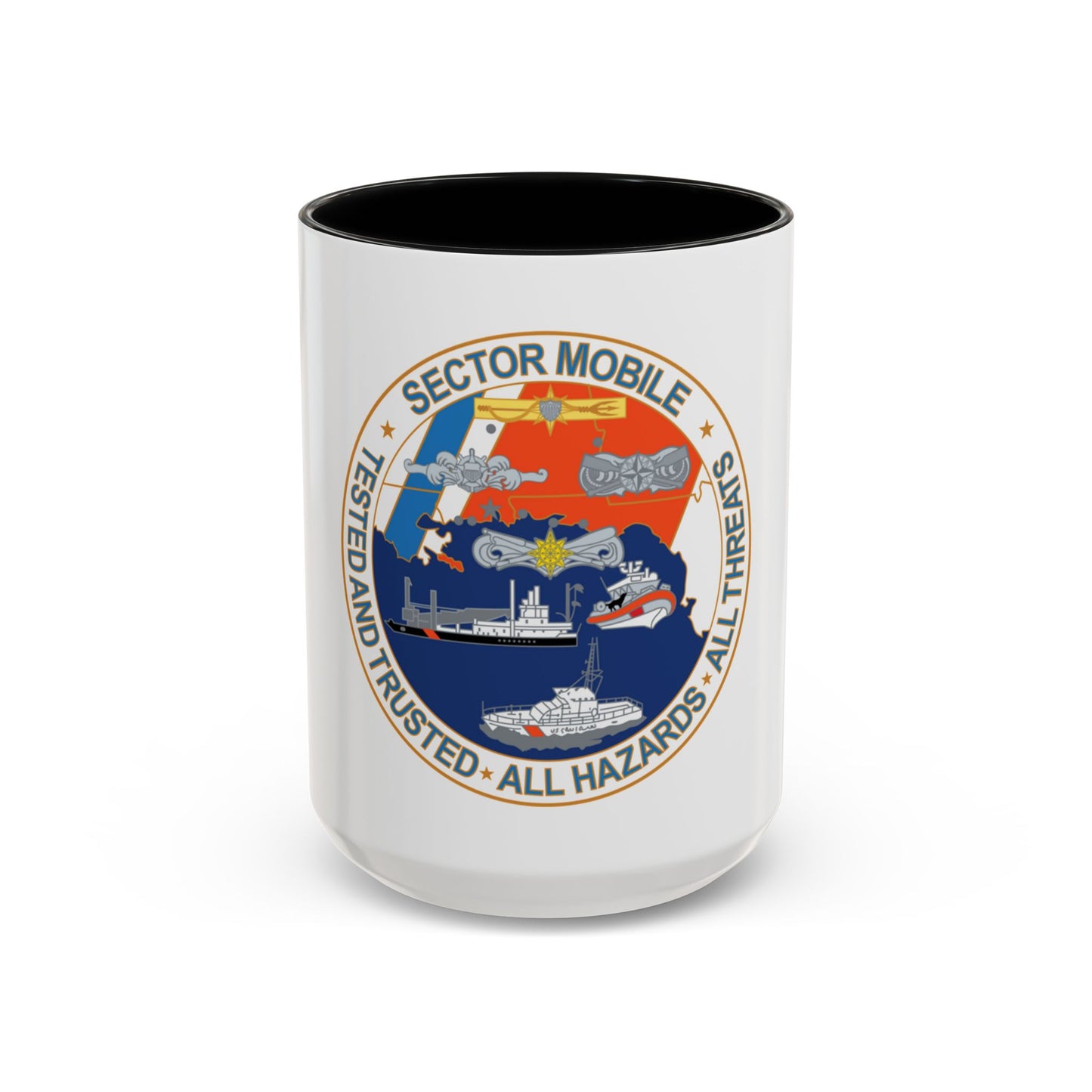 USCG Sector Mobile (U.S. Coast Guard) Accent Coffee Mug