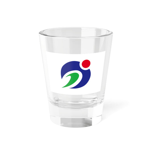 Flag of Agano Niigata (Japan) Shot Glass 1.5oz