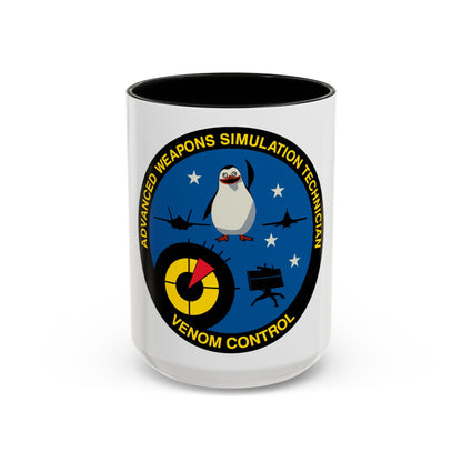 Advanced Weapons Simulation Tech Venom Ctrl (U.S. Air Force) Accent Coffee Mug