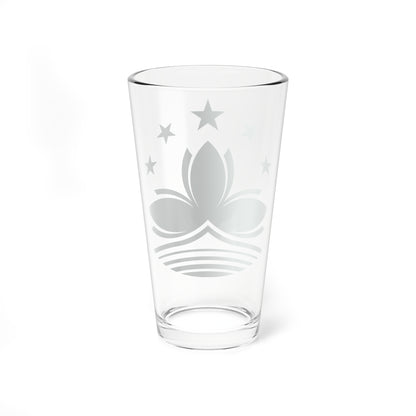 Macau lotus (China) Pint Glass 16oz