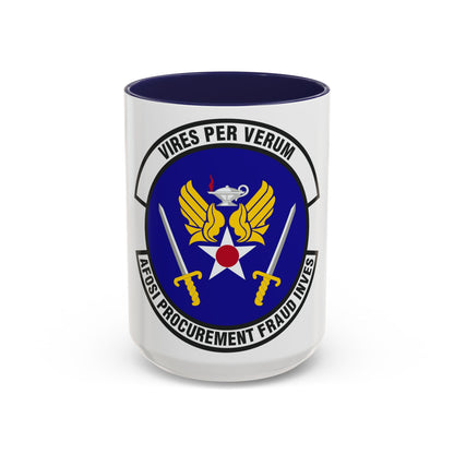 AFOSI Office of Procurement Fraud Investigations (U.S. Air Force) Accent Coffee Mug