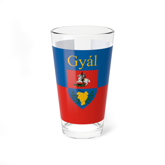 Flag of Gyal (Hungary) Pint Glass 16oz