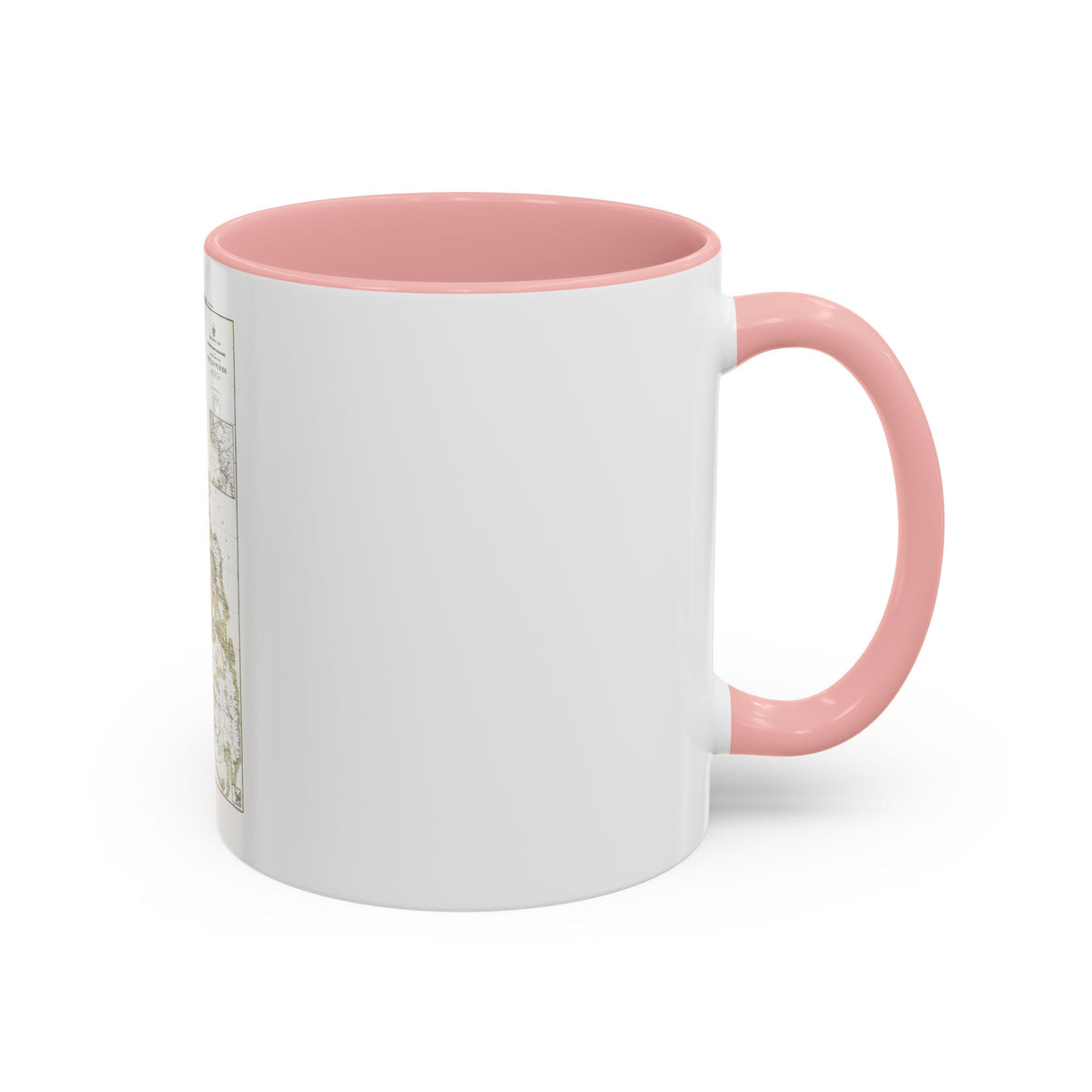 Philippines, The 1 & 2 (1902) (Map) Accent Coffee Mug