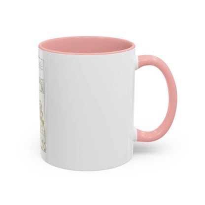 Philippines, The 1 & 2 (1902) (Map) Accent Coffee Mug