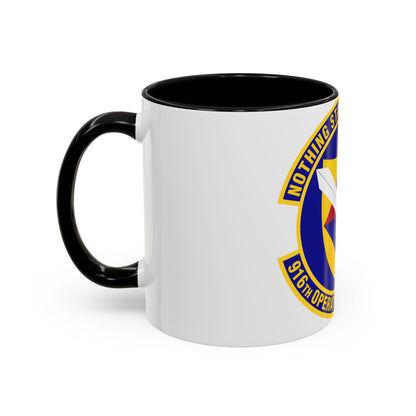 916th Operations Support Squadron (U.S. Air Force) Accent Coffee Mug