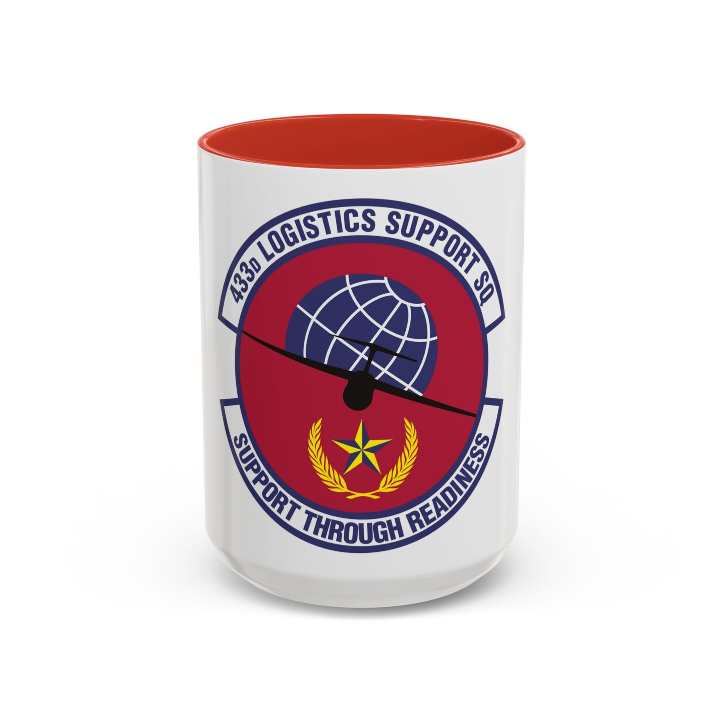 433d Logistics Support Squadron (U.S. Air Force) Accent Coffee Mug