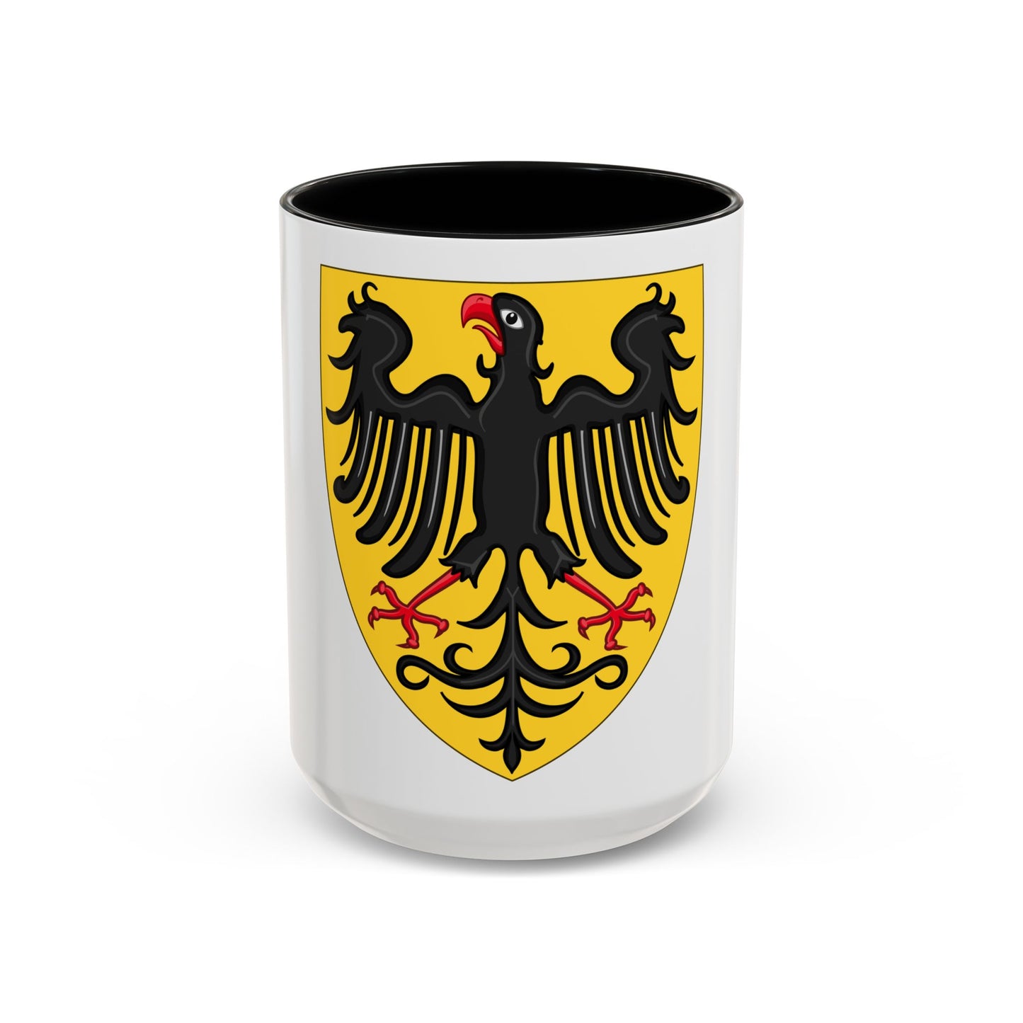 Shield and Coat of Arms of the Holy Roman Emperor (c.1300-c.1400) - Accent Coffee Mug