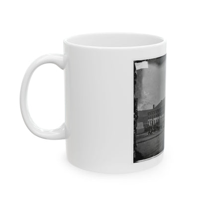 Richmond, Va. Front And Side View Of Libby Prison (U.S. Civil War) White Coffee Mug