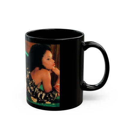 Ola Ray #103 (Vintage Female Icon) Black Coffee Mug-Go Mug Yourself