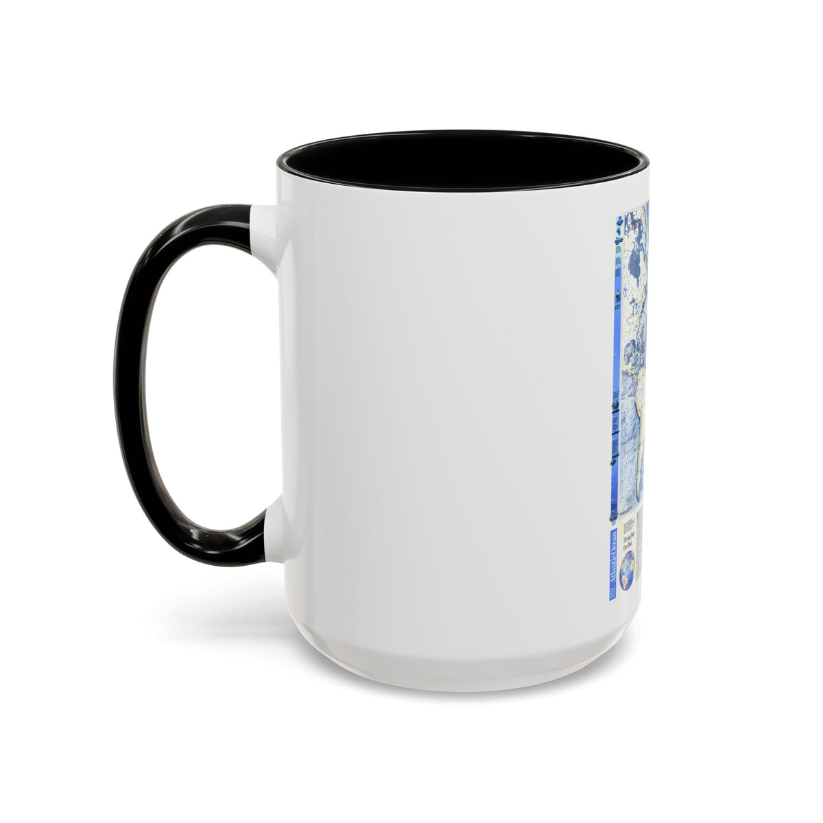 Atlantic Ocean (1990) (Map) Accent Coffee Mug