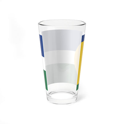 South Africa Flag Proposals 1993 Shortlist No.4 (South Africa) Pint Glass 16oz