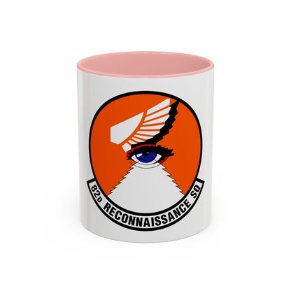 82 Reconnaissance Squadron ACC (U.S. Air Force) Accent Coffee Mug