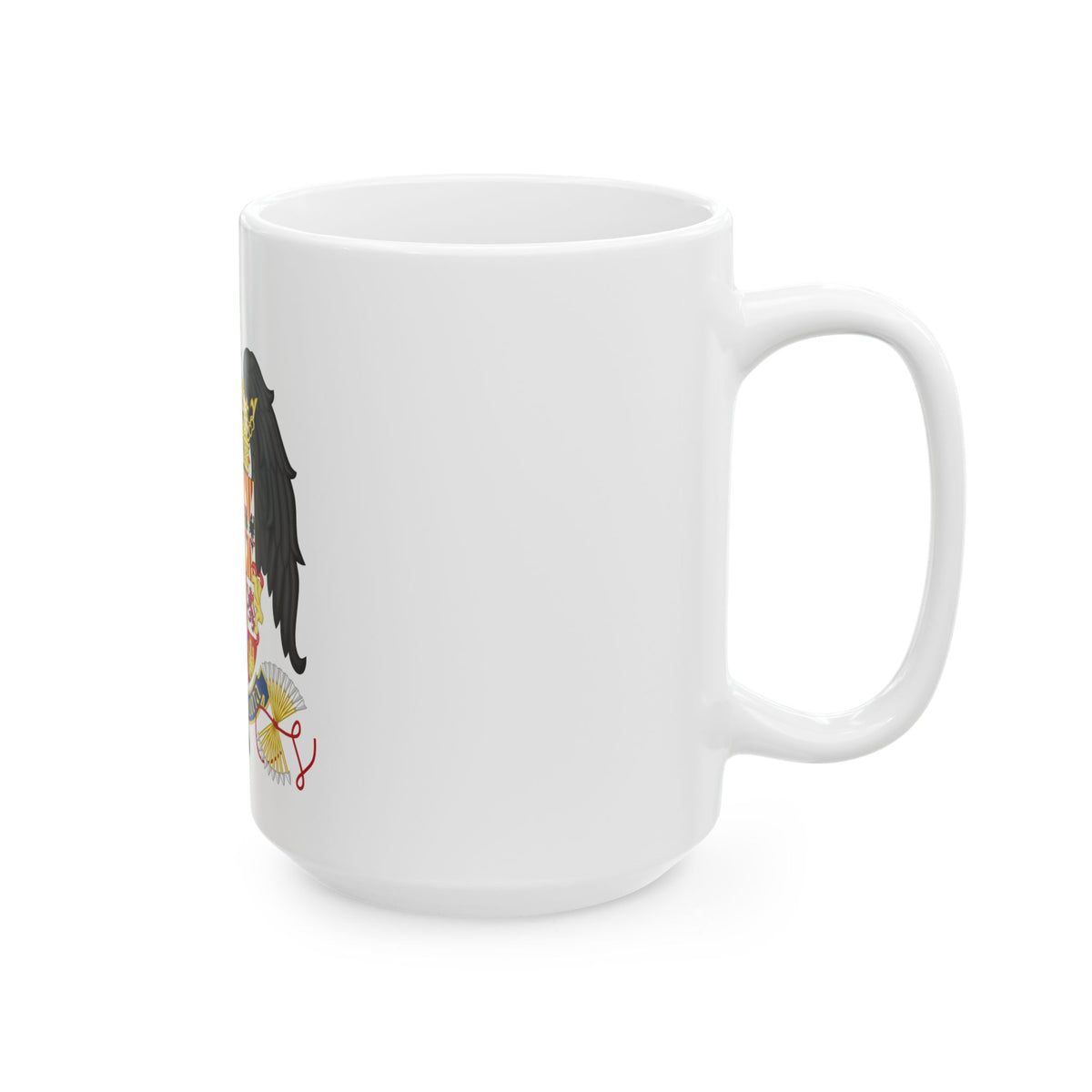 Coat of Arms of Queen Isabella of Castile (1492-1504) - White Coffee Mug