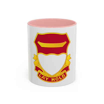 87 Engineer Battalion (U.S. Army) Accent Coffee Mug