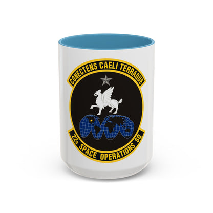 22d Space Operations Squadron (U.S. Air Force) Accent Coffee Mug