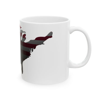Usa-maskSvgTutorial (United States) White Coffee Mug