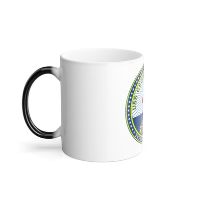 USS George HW Bush CVN 77 (U.S. Navy) Color Changing Mug 11oz