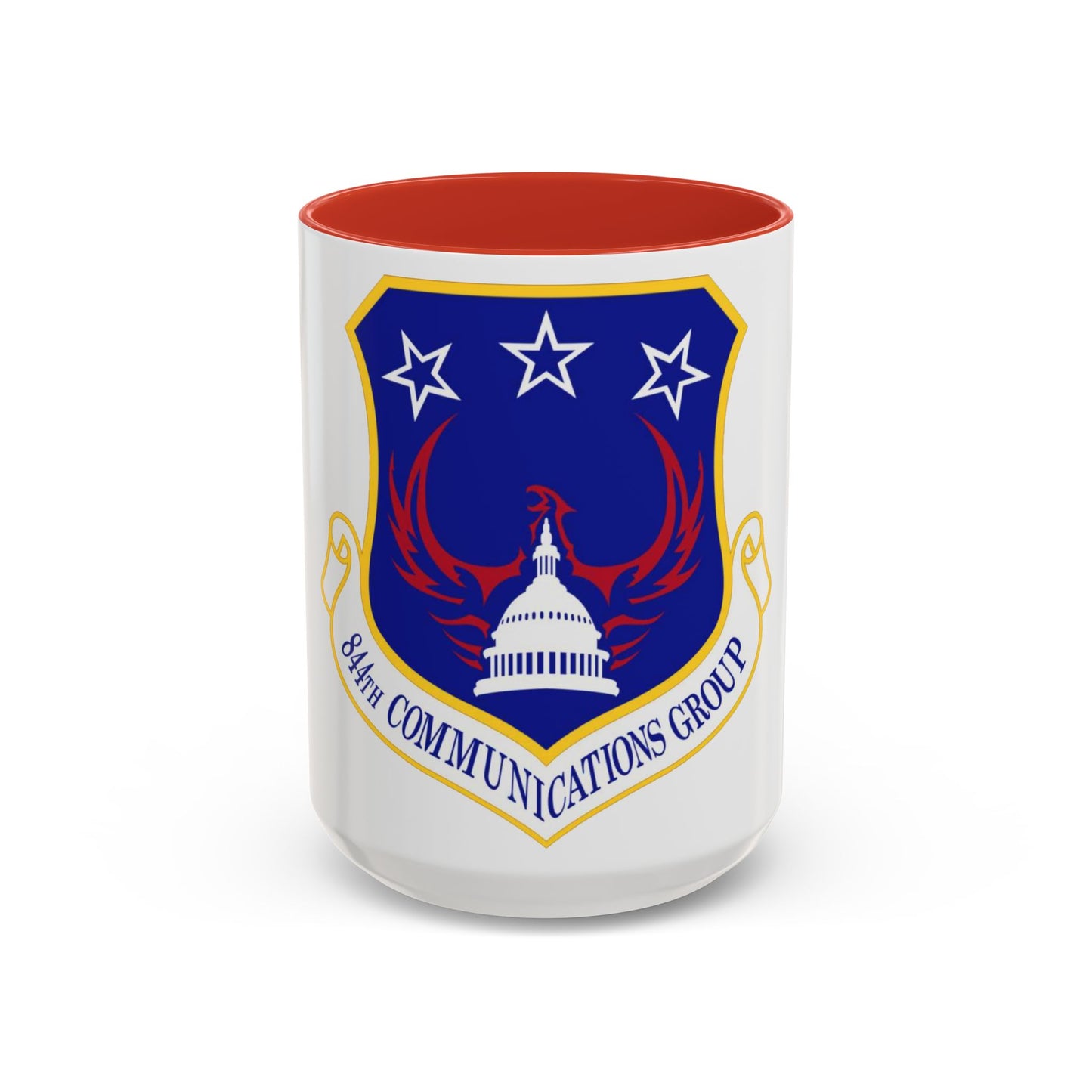 844th Communications Group (U.S. Air Force) Accent Coffee Mug