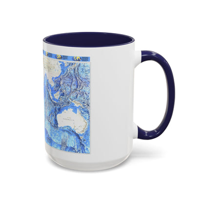 Indian Ocean (1992) (Map) Accent Coffee Mug