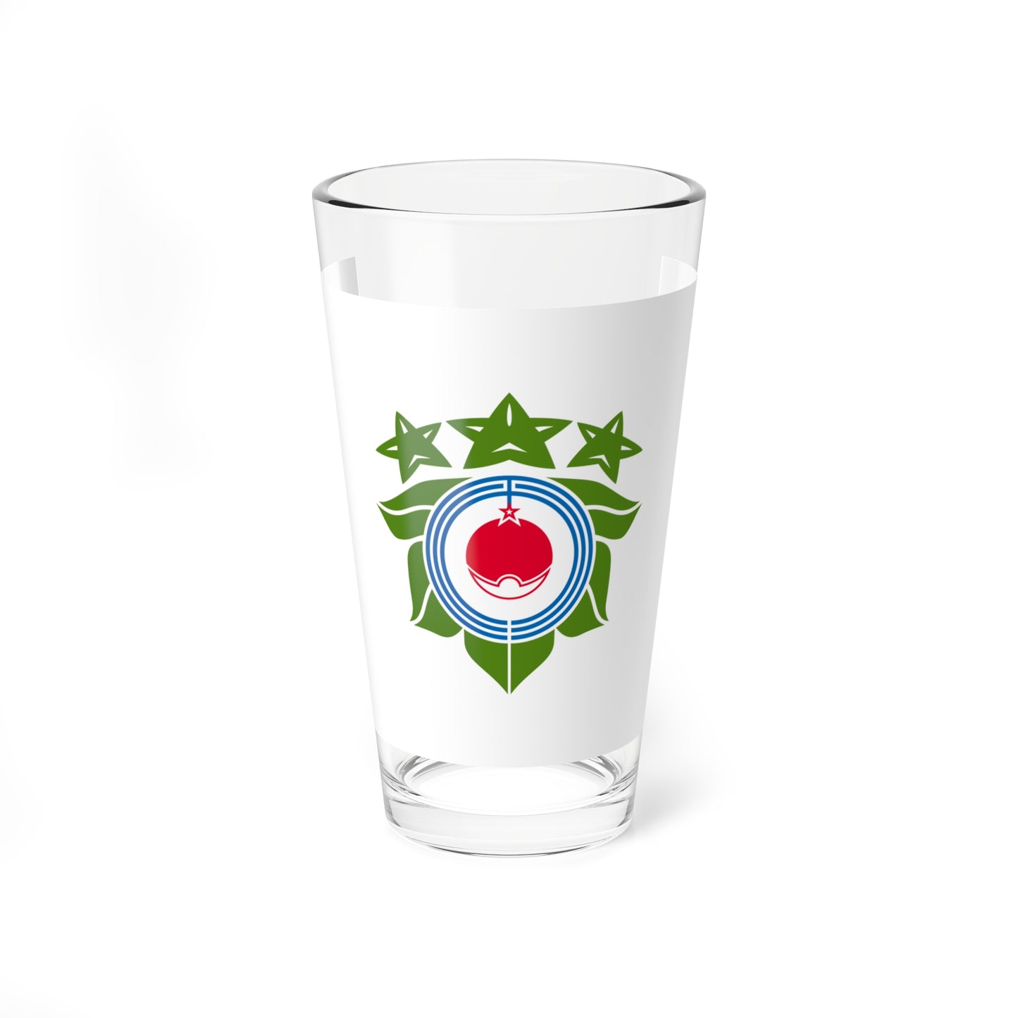 Flag of Biratori Hokkaido (Japan) Pint Glass 16oz