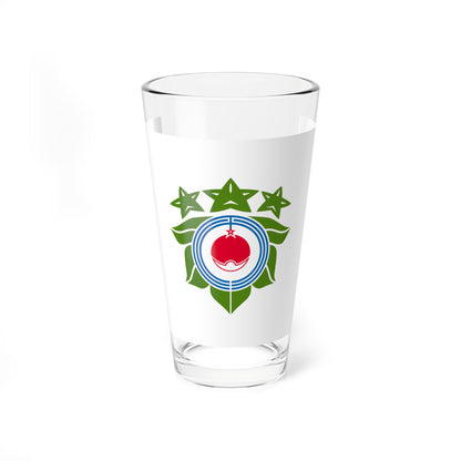 Flag of Biratori Hokkaido (Japan) Pint Glass 16oz