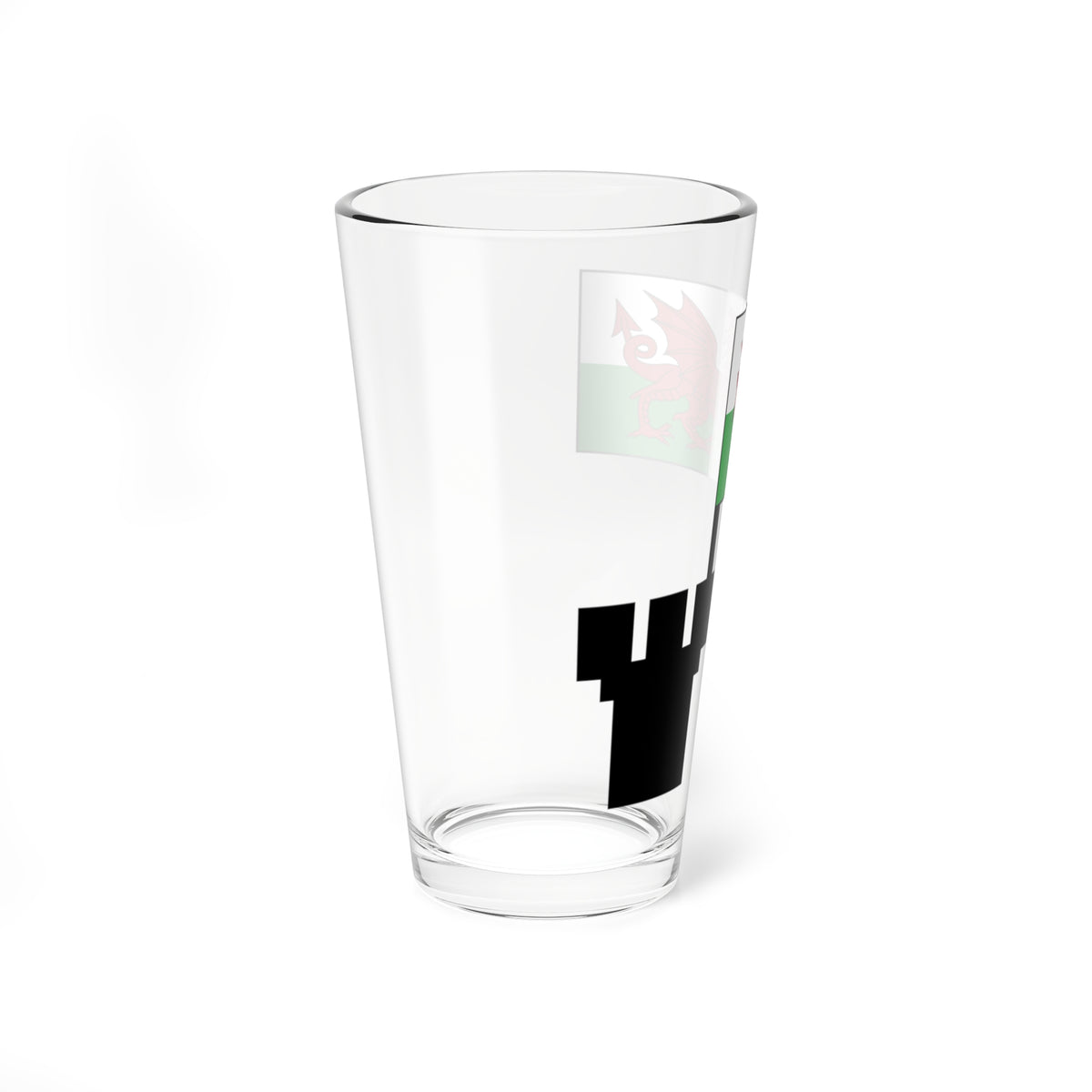 Welsh-Castle-Symbol (United Kingdom) Pint Glass 16oz