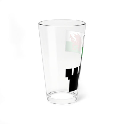 Welsh-Castle-Symbol (United Kingdom) Pint Glass 16oz