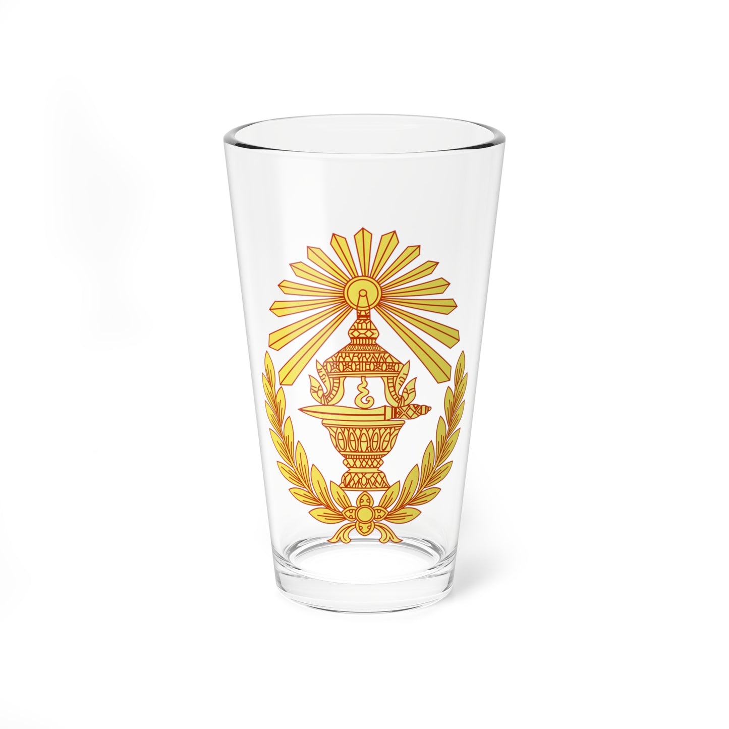 Seal of the Cabinet of Cambodia (Cambodia) (Coat of Arms) Pint Glass 16oz
