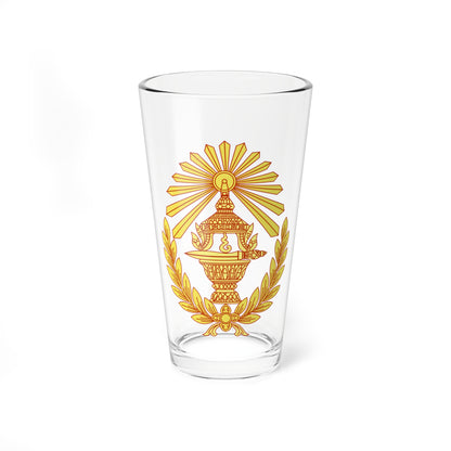 Seal of the Cabinet of Cambodia (Cambodia) (Coat of Arms) Pint Glass 16oz
