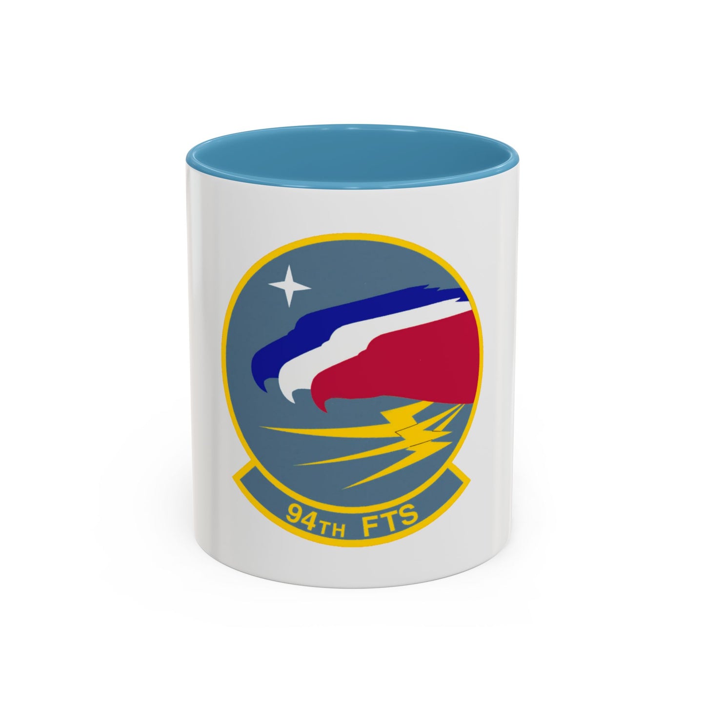94 Flying Training Squadron AETC (U.S. Air Force) Accent Coffee Mug