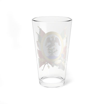 Sello de Gobierno del Primer Imperio Mexicano (Mexico) (Coat of Arms) Pint Glass 16oz