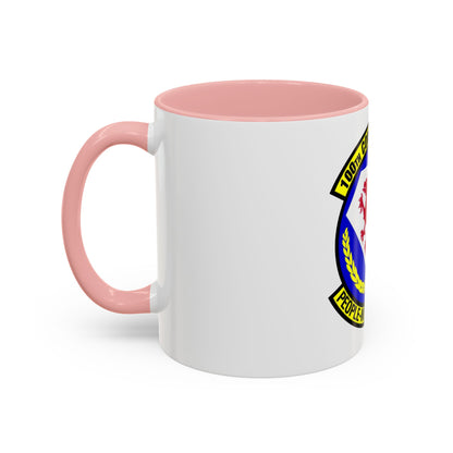 100 Comptroller Squadron USAFE (U.S. Air Force) Accent Coffee Mug
