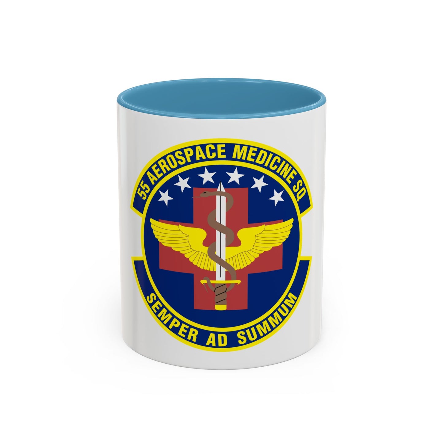 55th Aerospace Medicine Squadron (U.S. Air Force) Accent Coffee Mug