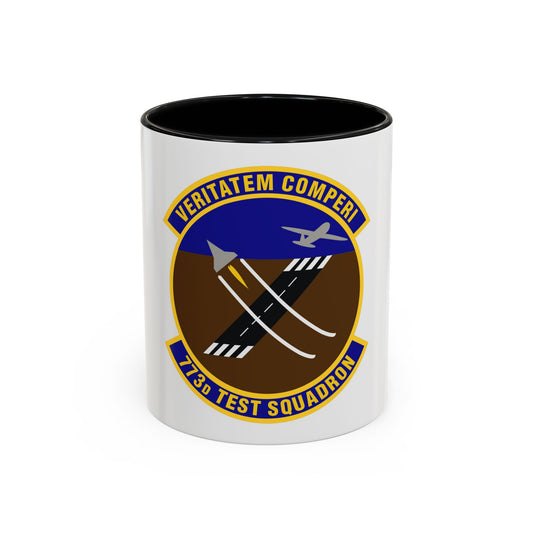 773 Test Squadron AFMC (U.S. Air Force) Accent Coffee Mug