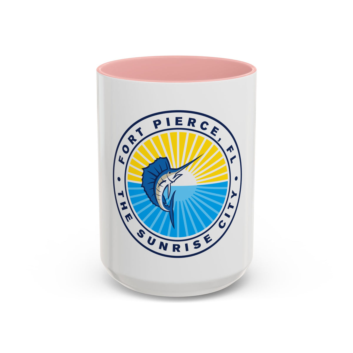 Seal of Fort Pierce Florida - Accent Coffee Mug