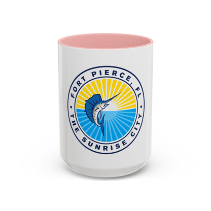 Seal of Fort Pierce Florida - Accent Coffee Mug