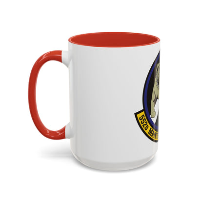 552 Maintenance Squadron ACC (U.S. Air Force) Accent Coffee Mug