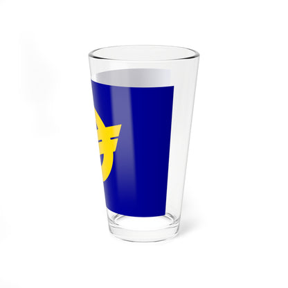 Flag of Kin Okinawa (Japan) Pint Glass 16oz