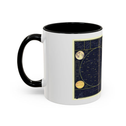 Heavens, The 1 (1957) (Map) Accent Coffee Mug