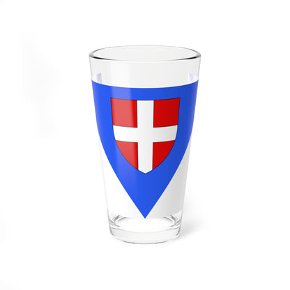 Proposition de drapeau fr departement Savoie (France) Pint Glass 16oz