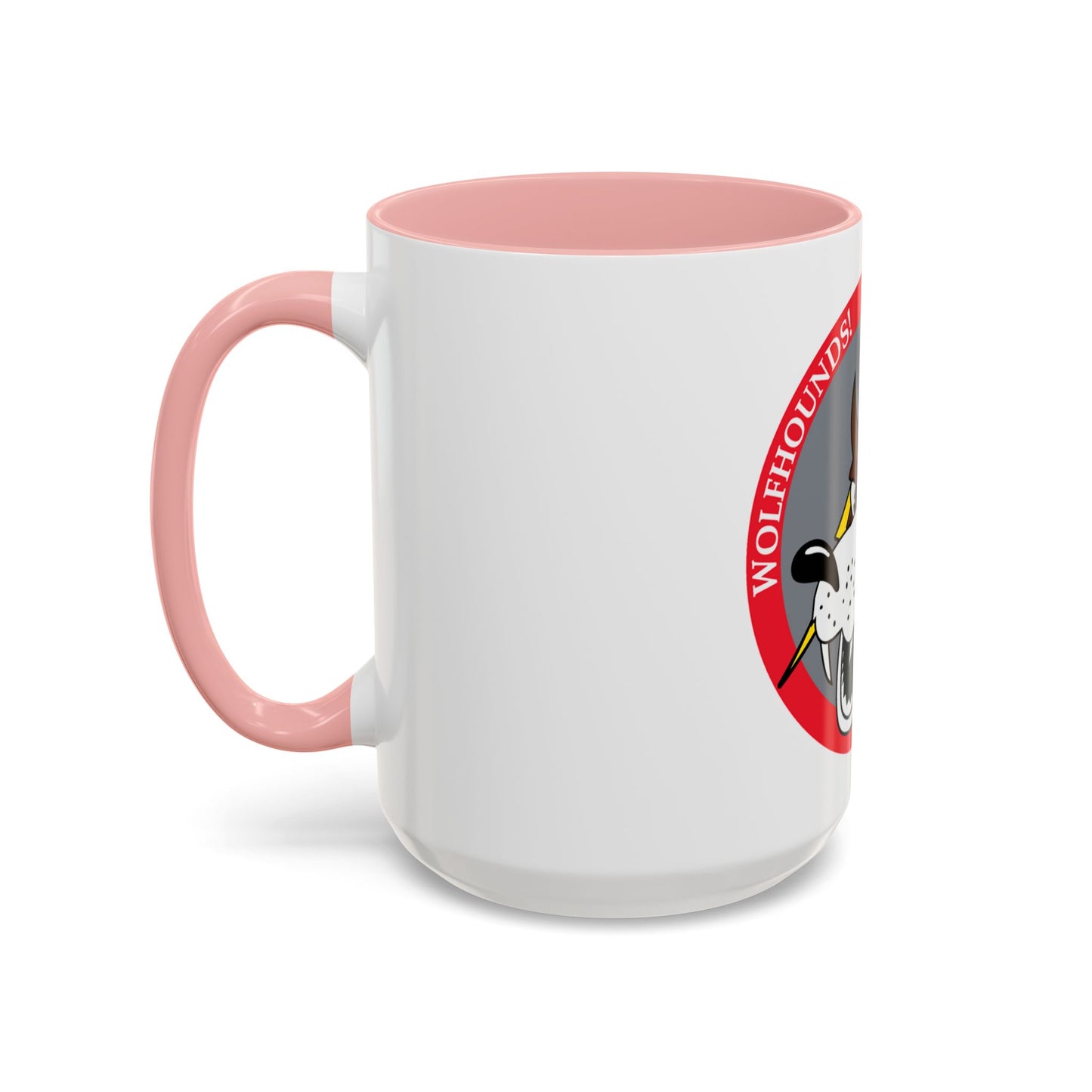 Red Wolfhound Patch (U.S. Air Force) Accent Coffee Mug