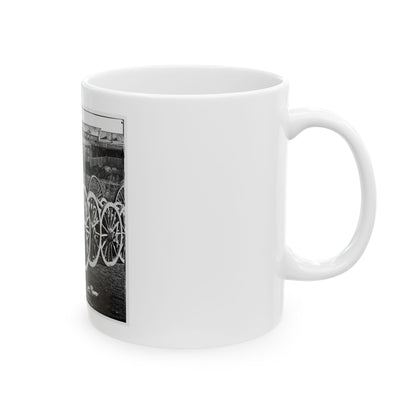 Unknown Location. 6-Pdr. Field Gun, Model 1841 (U.S. Civil War) White Coffee Mug