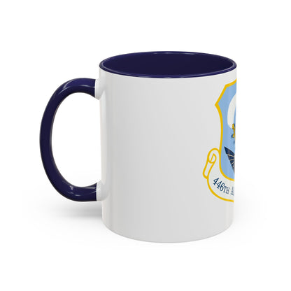 446th Airlift Wing (U.S. Air Force) Accent Coffee Mug